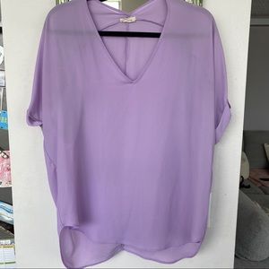 Light purple blouse